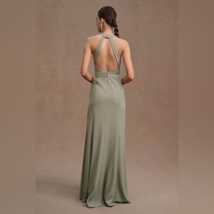 NWT Anthropologie BHLDN green bridesmaids dress.